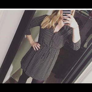 Moving! Make an offer! Black White polka dot dress